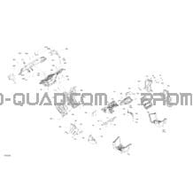 Carrosserie - Section Avant pour Can-am Toutes les cylindrées 2021 Outlander 650 EFI - XMR - CE