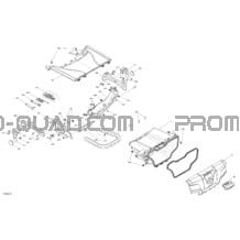 Carrosserie - Coffre À Bagage pour Can-am Toutes les cylindrées 2021 Outlander 1000R EFI - DPS - CE
