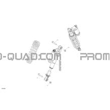 Suspension - Amortisseurs Avants pour Can-am Toutes les cylindrées 2021 Outlander 1000R EFI - XXC - CE