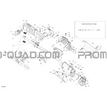 Moteur - Échappement pour Can-am Toutes les cylindrées 2021 Outlander 1000R EFI - XMR - CE