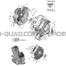 Rotax - Carter - 322 pour Can-am Toutes les cylindrées 2021 Outlander MAX 1000R EFI - DPS_XTP_LTD - CE