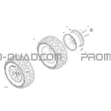 Entraînement - Roues Arrières - LTD pour Can-am Toutes les cylindrées 2021 Outlander MAX 1000R EFI - DPS_XTP_LTD - CE