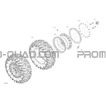 Entraînement - Roues Arrières - XTP pour Can-am Toutes les cylindrées 2021 Outlander MAX 1000R EFI - DPS_XTP_LTD - CE