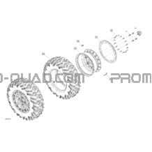 Entraînement - Roues Avants - XTP pour Can-am Toutes les cylindrées 2021 Outlander MAX 1000R EFI - DPS_XTP_LTD - CE