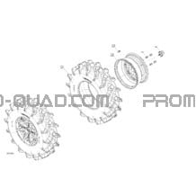 Entraînement - Roues Avants pour Can-am Toutes les cylindrées 2021 Outlander 1000R EFI - XMR - NEO YELLOW - CE