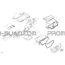 Carrosserie - Coffre À Bagage pour Can-am Toutes les cylindrées 2021 Outlander 1000R EFI - XMR - NEO YELLOW - CE