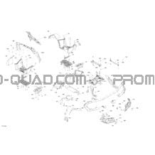 Carrosserie - Section Arrière pour Can-am Toutes les cylindrées 2021 Outlander 1000R EFI - XMR - NEO YELLOW - CE