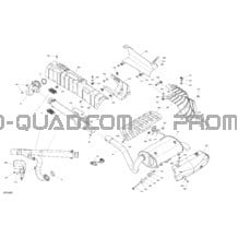 Moteur - Échappement pour Can-am Toutes les cylindrées 2021 Renegade 1000R EFI - XMR - NEO YELLOW - CE
