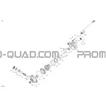 Entraînement - Différentiel Avant - 705402700 pour Can-am Toutes les cylindrées 2021 Renegade 1000R EFI - XMR - NEO YELLOW - CE