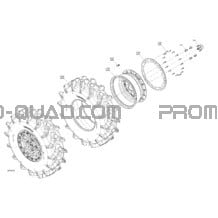 Entraînement - Roues Avants pour Can-am Toutes les cylindrées 2021 Renegade 1000R EFI - XMR - NEO YELLOW - CE
