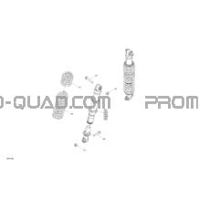 Suspension - Amortisseurs Arrières pour Can-am Toutes les cylindrées 2021 Renegade 1000R EFI - XMR - NEO YELLOW - CE