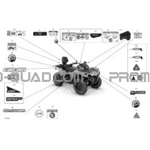 Carrosserie - Décalques  - DPS pour Can-am Toutes les cylindrées 2021 Outlander T MAX 450 EFI - DPS - T Regulation
