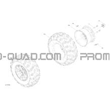 Drive - Rear Section - Wheels - XT pour Can-am Toutes les cylindrées 2021 Outlander T MAX 570 EFI - DPS_XT - T Regulation