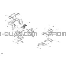 Body - Fender Kit - DPS pour Can-am Toutes les cylindrées 2021 Outlander T MAX 570 EFI - DPS_XT - T Regulation