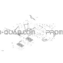 Carrosserie - Section Arrière pour Can-am Toutes les cylindrées 2021 Outlander T 1000 EFI - DPS_XXC - T Regulation