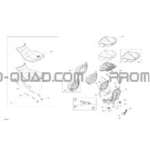 Carrosserie - Siège pour Can-am Toutes les cylindrées 2021 Outlander T MAX 1000 EFI - XTP - T Regulation