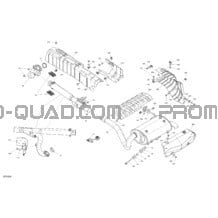 Engine - Exhaust pour Can-am Toutes les cylindrées 2021 Renegade T 650 EFI - STD_XXC - T Regulation