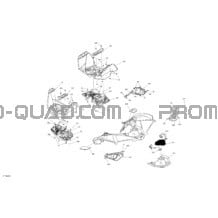 Carrosserie - Section Arrière pour Can-am Toutes les cylindrées 2021 Renegade T 1000 EFI - XXC - T Regulation