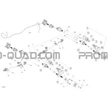 Entraînement - Section Arrière - Pièces Communes pour Can-am Toutes les cylindrées 2021 Outlander T 6X6 - 450 EFI - XU+ - T Regulation