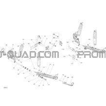 Suspension - Arrière pour Can-am Toutes les cylindrées 2021 Outlander T 6X6 - 450 EFI - XU+ - T Regulation