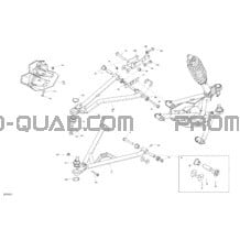Suspension - Avant pour Can-am Toutes les cylindrées 2021 Outlander T 6X6 - 450 EFI - XU+ - T Regulation