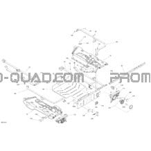 Cargo 6X6 - Luggage Rack pour Can-am Toutes les cylindrées 2021 Outlander T 6X6 - 450 EFI - XU+ - T Regulation