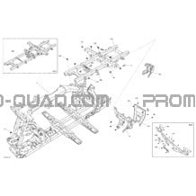Châssis - Système pour Can-am Toutes les cylindrées 2021 Outlander T MAX 6X6 - 450 EFI - XU+ - T Regulation