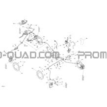 Mécanique - Freins pour Can-am Toutes les cylindrées 2021 Outlander T MAX 6X6 - 650 EFI - XU+ - T Regulation