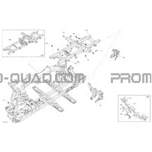Châssis - Système pour Can-am Toutes les cylindrées 2021 Outlander T MAX 6X6 - 650 EFI - XU+ - T Regulation