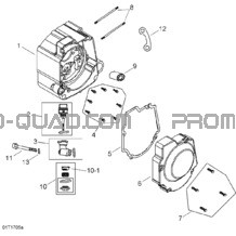 Carter pour Can-am Toutes les cylindrées 2021 DS 90