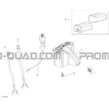Lumière Indicateur Et Couvercle pour Can-am Toutes les cylindrées 2021 DS 90 X