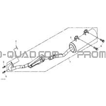 Exhaust System International pour Can-am Toutes les cylindrées 2021 DS 250