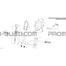 Guidon Amérique du Nord pour Can-am Toutes les cylindrées 2021 DS 250