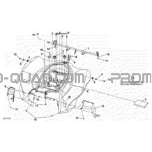Aile Arrière International pour Can-am Toutes les cylindrées 2021 DS 250