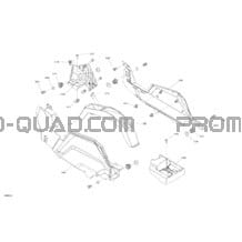 Habitacle - Console Centrale pour Can-am Toutes les cylindrées 2022 Commander 700 EFI - XT