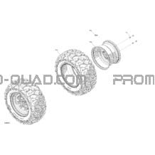 Entraînement - Roues Arrières pour Can-am Toutes les cylindrées 2022 Commander 1000R EFI - DPS