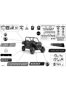 Carrosserie - Décalques pour Can-am Toutes les cylindrées 2022 Commander 1000R EFI - DPS