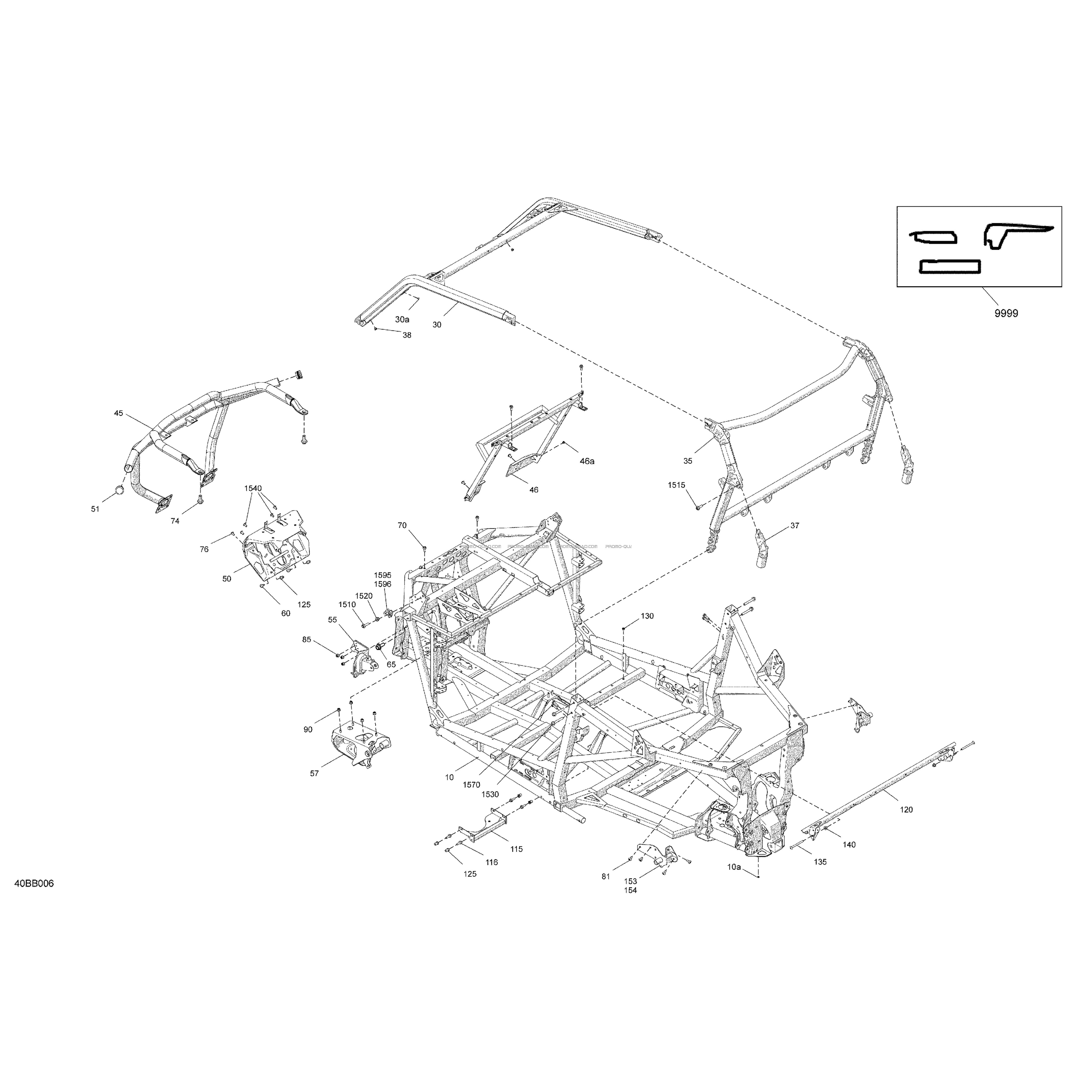 Châssis - Système  Can-am  2022 Toutes les cylindrées  Original parts OEMChâssis - Système  Can-am  2022 Toutes les cylindrées  Original parts OEM