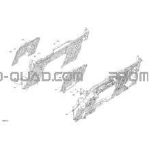 Habitacle - Mur Arrière pour Can-am Toutes les cylindrées 2022 Commander 1000R EFI - XTP