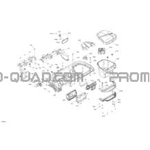 Habitacle - Tableau de bord pour Can-am Toutes les cylindrées 2022 Commander 1000R EFI - XTP