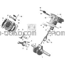 Rotax - Vilebrequin pour Can-am Toutes les cylindrées 2022 Commander MAX 1000R EFI - DPS