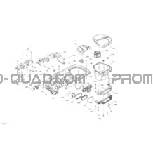 Habitacle - Tableau de bord pour Can-am Toutes les cylindrées 2022 Commander MAX 1000R EFI - DPS