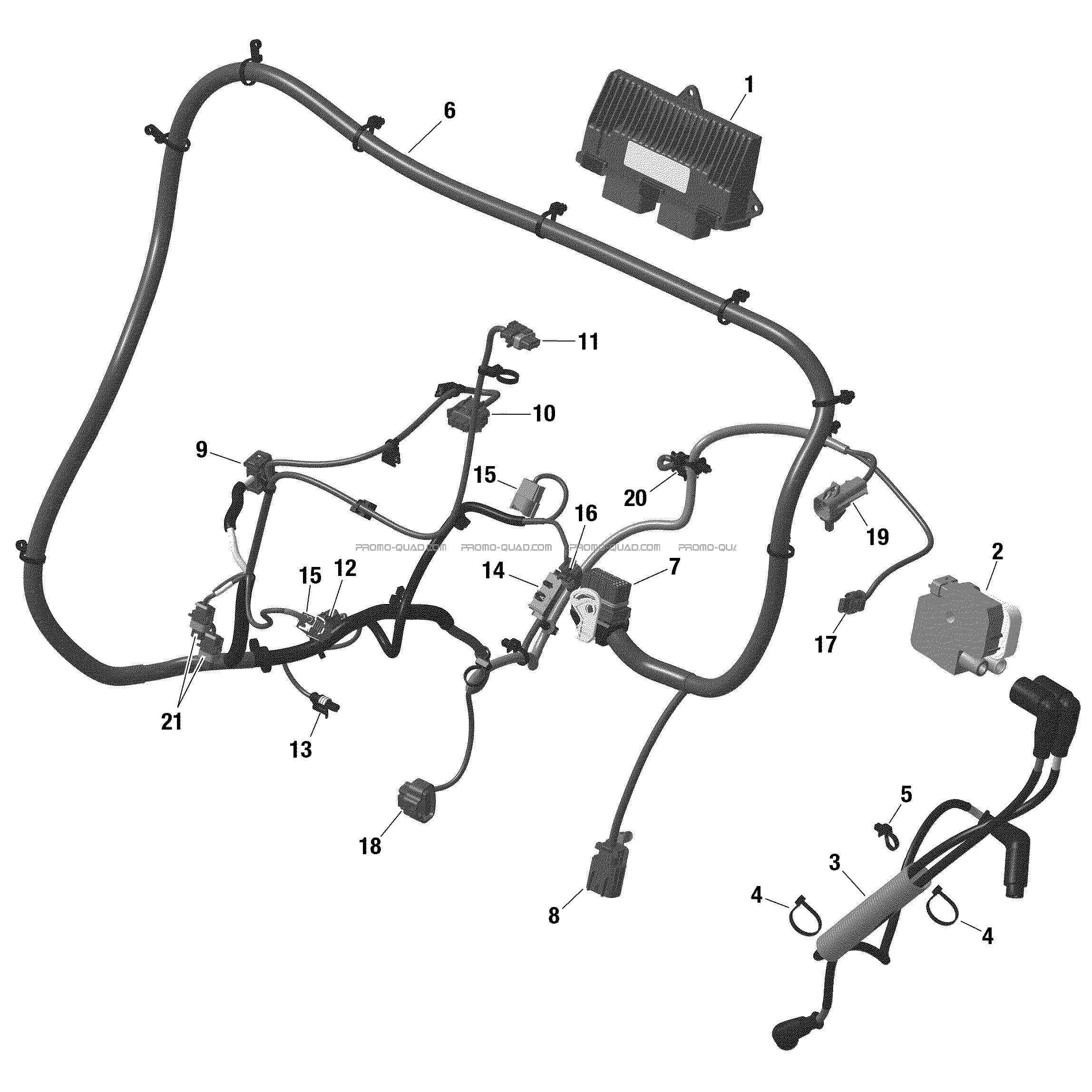 Rotax - Câblage Moteur Et Module Électronique  Can-am  2022 Toutes les cylindrées  Original parts OEMRotax - Câblage Moteur Et Module Électronique  Can-am  2022 Toutes les cylindrées  Original parts OEM