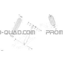 Suspension - Amortisseurs Arrières pour Can-am Toutes les cylindrées 2022 Commander MAX 1000R EFI - XT