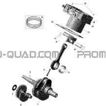 ROTAX - Vilebrequin pour Can-am Toutes les cylindrées 2022 Defender HD7 - BASE