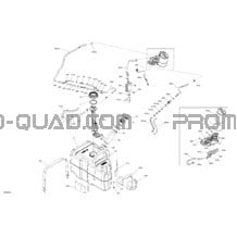 Engine - Fuel  - EVAP pour Can-am Toutes les cylindrées 2022 Defender HD7 - BASE