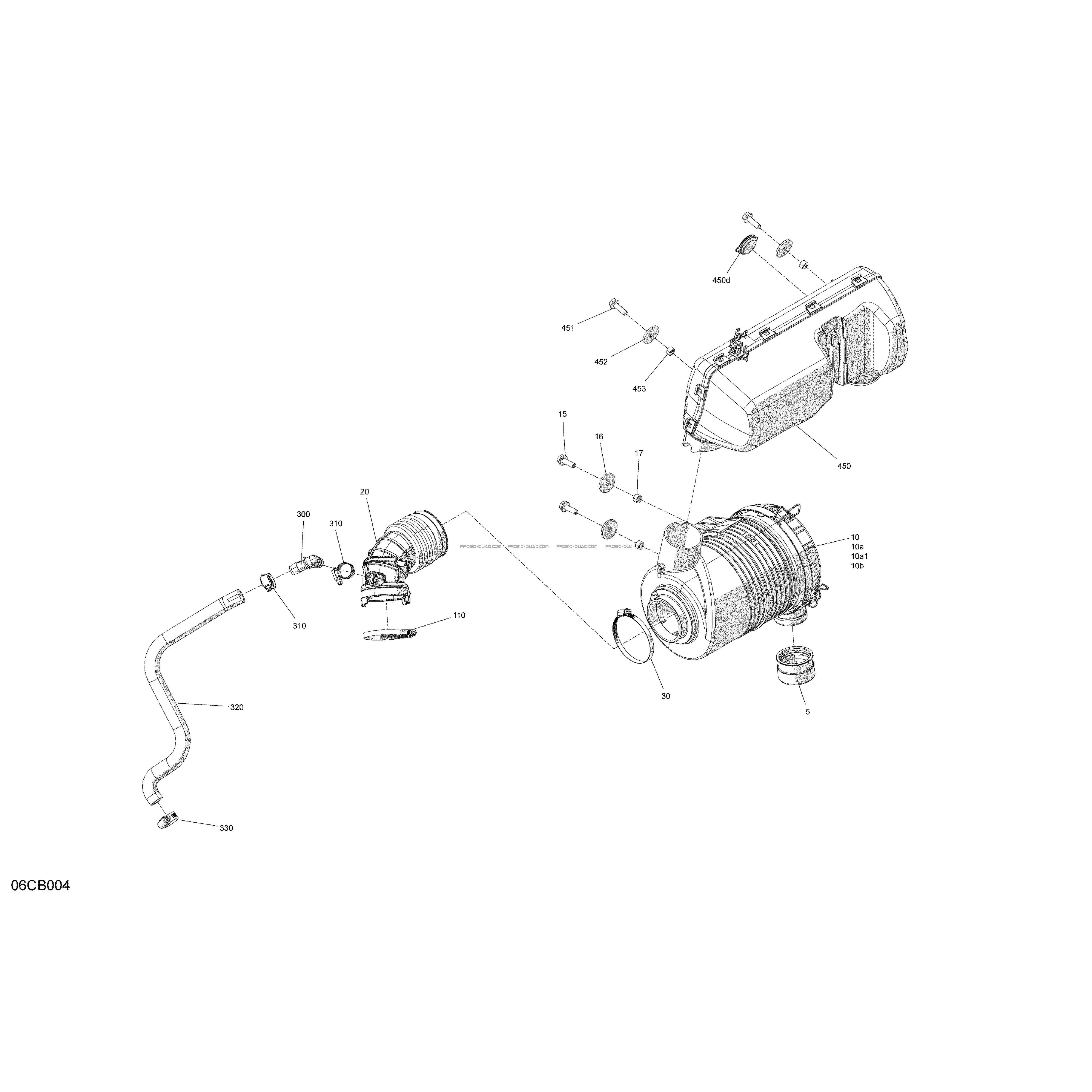 Engine - Air Intake - NO EVAP  Can-am  2022 Toutes les cylindrées  Original parts OEMEngine - Air Intake - NO EVAP  Can-am  2022 Toutes les cylindrées  Original parts OEM