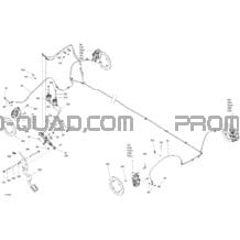 Mécanique - Système Frein pour Can-am Toutes les cylindrées 2022 Defender HD9 - BASE