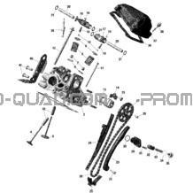 ROTAX - Culasse Arrière pour Can-am Toutes les cylindrées 2022 Defender HD9 - DPS