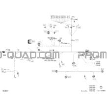 Électrique - Câblage Principal - 710007648 pour Can-am Toutes les cylindrées 2022 Defender HD9 - XT